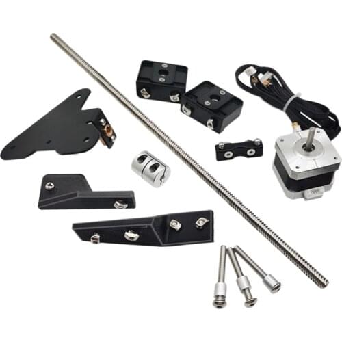 Accesorios de doble eje Z Kit de plomo tornillo Dual Z Motor paso a paso Kit de actualización para Creality Ender 3 Ender 3S 3D
