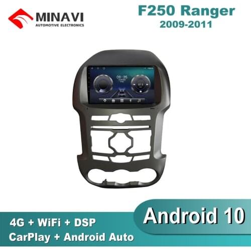 9'' IPS Android 9.0 Car Radio Multimedia For Ford Ranger 2011-2015 F250 GPS Navigation Navi Player Auto Stereo