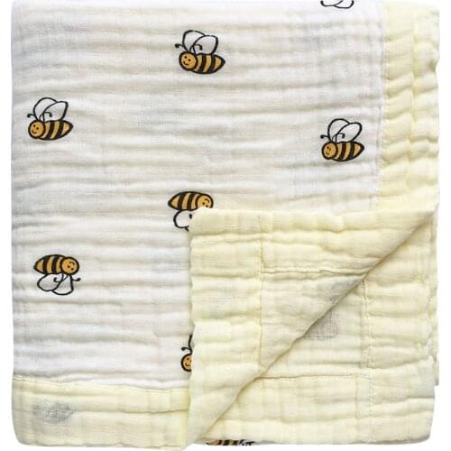 2 layer Muslin Cotton Baby Blankets Baby Bedding Newborn Swaddle Wrap Thicken Muslin Cotton Swaddle Newborn Swaddling