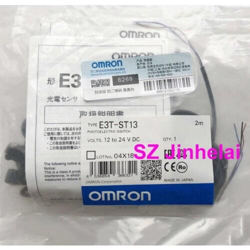 OMRON E3T-ST13 Authentic original Photoelectric switch 2M 12-24VDC