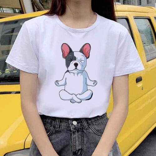 Maycaur Fashion Women Dogs Paws T Shirt Peace Love Dogs Funny Casual O-neck Short Sleeves T-shirt Summer Kawaii Female Tee Shirt