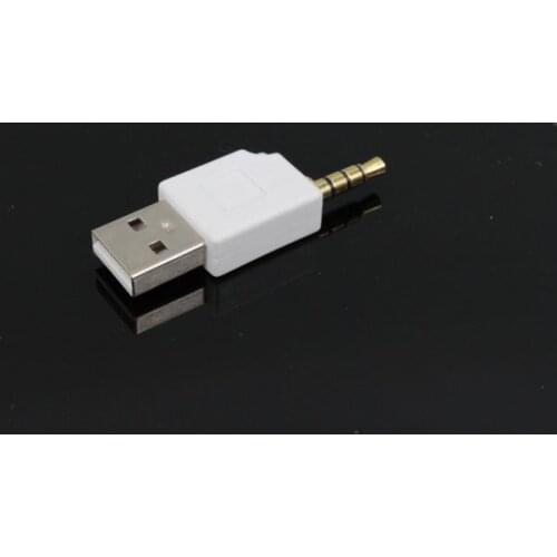 3.5mm AUX Audio To USB 2.0 Male Charge Cable Adapter Cord For Car MP3 May31 Factory price