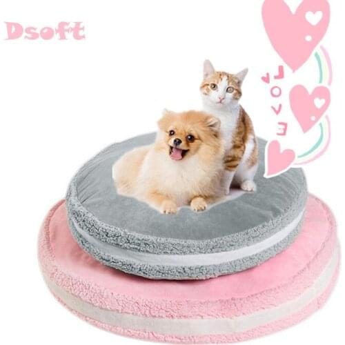 Pet Mat Dog Bed for Small Dog Puppy Sweet Pink Pet Bed Indoor Washable Puppy Nest Mat for Small Medium Dogs