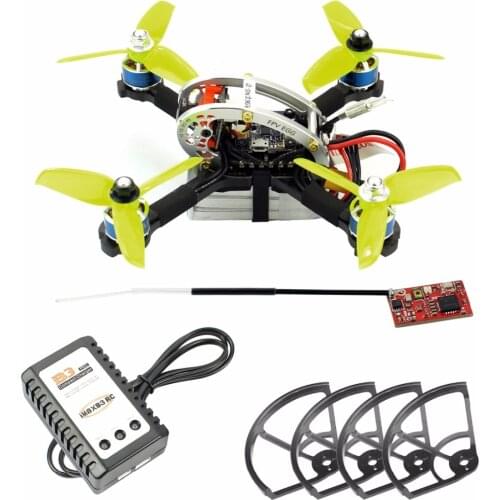 LDARC FPVEGG PRO PNP Kit 130mm Mini FPV Indoor Racer with Flysky/Frsky Receiver Prop Protector Charger DIY Brushless Quadcopter