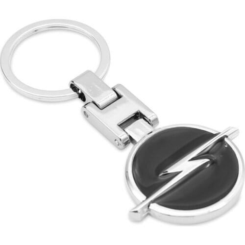 Metal Auto Emblem Keychain Car Styling Keyring Pendant Decoration For Opel Astra Corsa Vectra Zafira Grandland Mokka Insignia