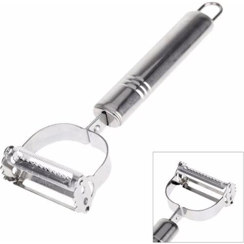 Stainless Steel Potato Peeler Cucumber Carrot Peeling Knife Vegetables Fruit Peeler Scraper Planer Multifunctional Peeling Tool