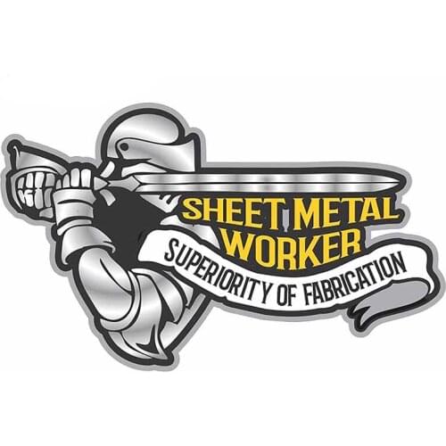 Sheet Metal Worker Fencing Car Stickers Windshield Bumper Motorcycle Helmet Decal High Quality KK Vinyl Cover Waterproof PVC