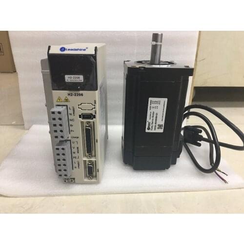 New driver H2-2206 and 863HSM80H-E1 Leadshine hybrid servo motor for CNC router/3D printer/cnc cutting machine