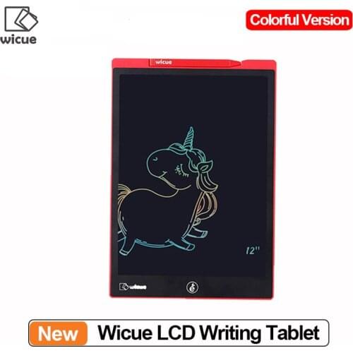 Wicue LCD Writing Tablet Singe Colorful Electronic Drawing Tablet Imagine Graphics Pad Handwriting Board for Kid Office