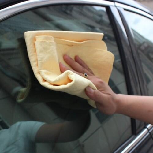 43*32*0.2CM Super Absorption Microfiber Car Care Towel Car Wash Towel Cleaning PEVA Towel Synthetic Suede Chamois Car Styling