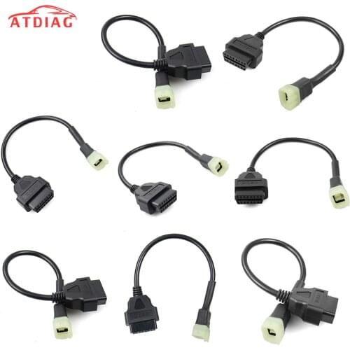 OBD2 Connector for Motorcycle Motobike For 3pin 4pin For 4Pin For 6pin Moto For OBD OBD2 Extension cable