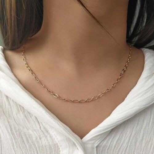 Stylish 3mm 585 Rose Gold Necklace for Men Women Marine Snail Swirl Curved Rolo Hammered Braided Wheat Link Chain Jewelry DCN35