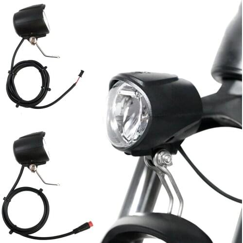 For Electric Bicycle Ebike Waterproof Led Light E Bike Front Light Headlight High Quality Electric Bicycle Accessories