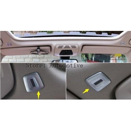 Interior Top Roof audio Microphone cover trim 2PCS For bmw 3 series F30 316i 320i 328i 2013 2014 2015