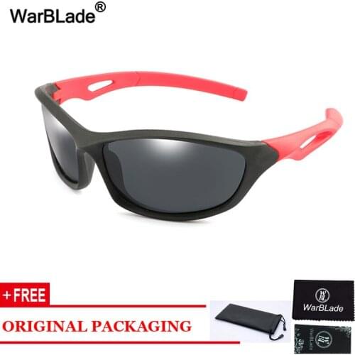 WarBlade 2020 New Kids Polarized Sunglasses Boys Girls UV400 Goggles Children Sun Glasses Silicone Baby Eyewear oculos de sol