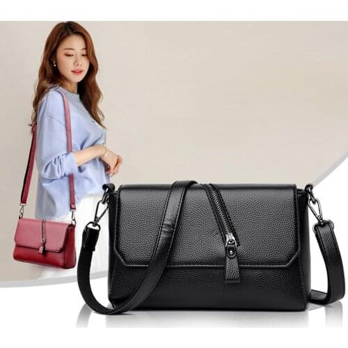 Women Handbags Shoulder Bag Korean Version Wild Bags Zipper Design Crossbody Messenger Woman Phone Money Pack