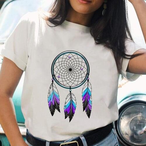 Women Cartoon Dream Vintage Korean Style T Top Shirt New Style Aesthetic Print Female Graphic Fashion Tee Short Sleeve T-Shirts