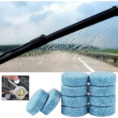 50/100PCS Car Effervescent Cleaner Glass Cleaner Concentrated Window Cleaning Windshield Wiper Wash Auto Car Accessories