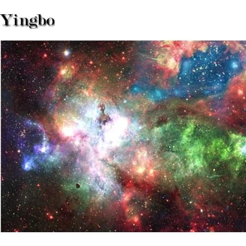 5d Diamond Painting Colorful starry sky solar system landscape Diamond Mosaic diamond embroidery paint by numbers cross stitch