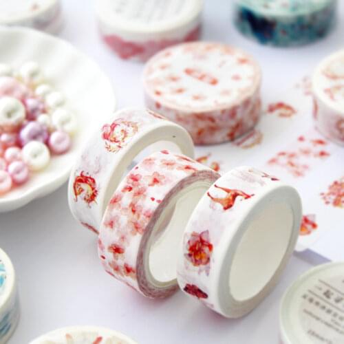 Cute Plants&Animal Washi Tape Scotch decorative stationery Scrapbooking masking tape Journal supplies