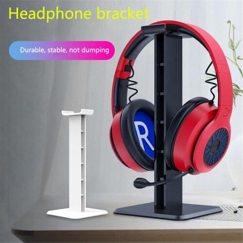 Hook Head Mounted Headphone Bracket Headset Holder Earphone Sticky Display Stand Hanger Earphone Desk Display Shelf Stand