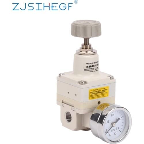 Pneumatic Precise Pressure Valve SMC Type High Precision Miniature Regulator IR2010-02BG Gas Reducing IR2000-02BG