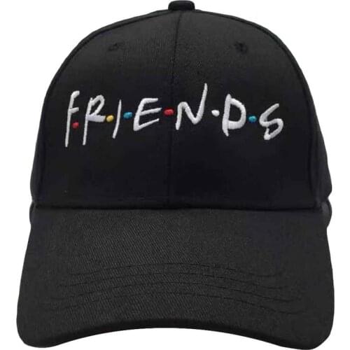For Friend Letter Embroidery Hat 100% Cotton High Quality Embroidered Unisex Baseball Caps