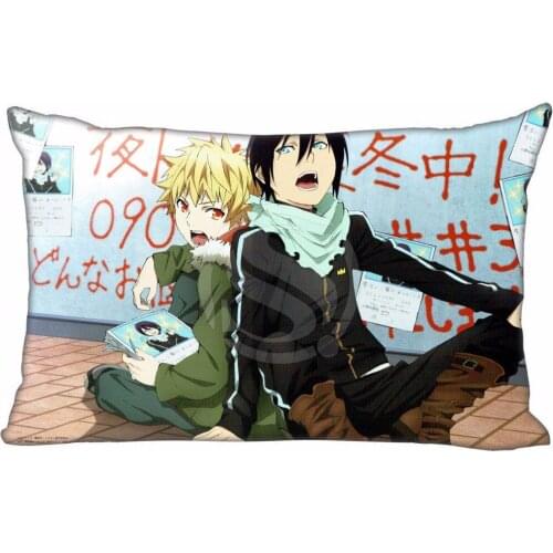Hot Sale Noragami #3 Pillowcase Custom Zippered Rectangle Pillow Cover Cases Size 40x60cm (Two sides) WT#905&df39