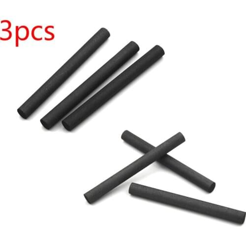 3Pcs/Lot 99.9% Graphite Rods Welding Electrode Cylinder Rod Bars Carbon Rod Machine Tools for Light Industry Metallurgy