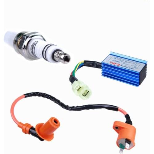 Performance Racing CDI+Ignition Coil+Spark Plug Gy6 50/125/150cc Scooter ATV
