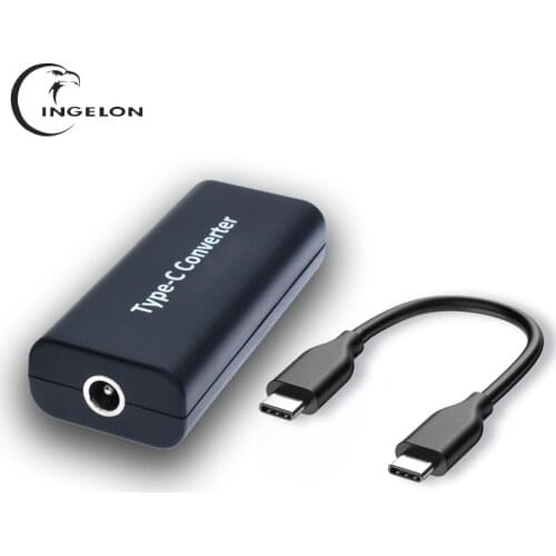 Ingelon Dc Power Adapter Connector Converter Type C Jack DC 5.5x2.1mm Power Cord for MacBook Pro Switch For laptop charger 15v