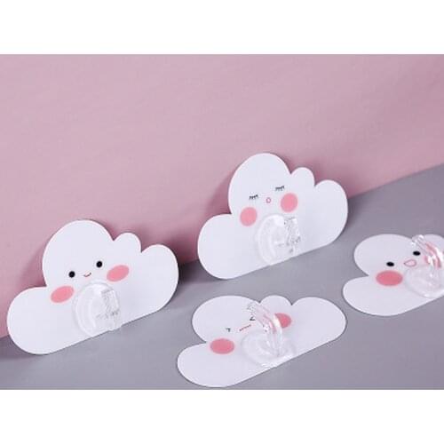 4 Pcs Wall Hook Decoration Wooden Door Hooks Fridge Kitchen Room Decor Refrigerator Wood Hooks 3D Sticker Kids Room Adornment