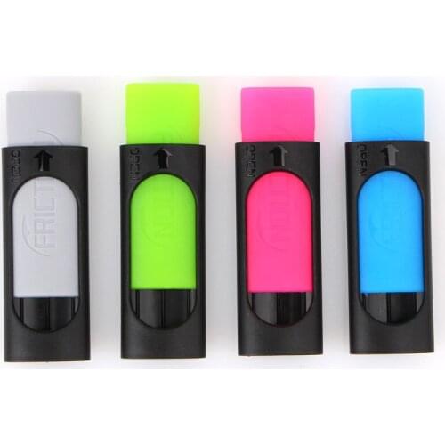 MIRUI 4 Pcs/lot Colorful Ink Eraser Friction Erasable Pen Rubber Creative Student Stationery Kids Gift School Office Supplies