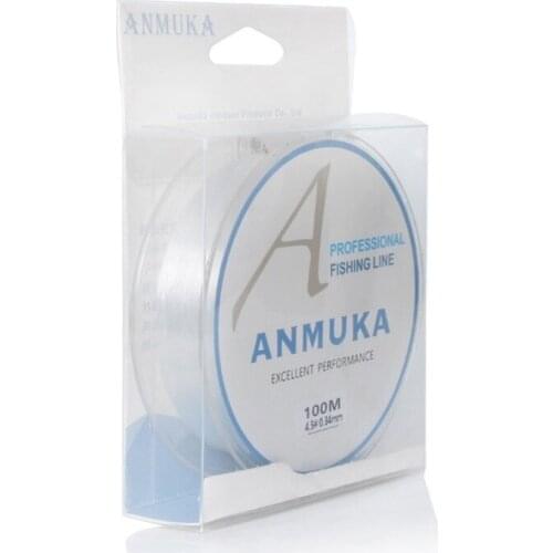 2020 nylon line main line 100 meters transparent fishing line strong rally competitive super wear-resistant fishing line