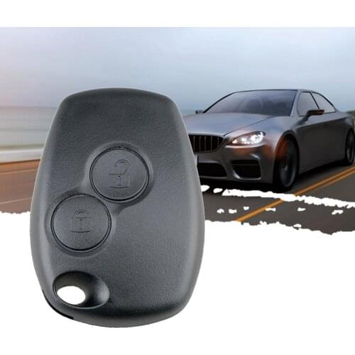 New 2 Buttons Car Key Shell Remote Fob Cover Case Blank Fob For Renault Dacia Modus Clio 3 Twingo Kangoo 2 No Logo
