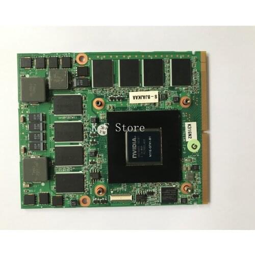 Original GTX285M GTX 285M N11E-GTX1-B1 DDR3 1GB VGA GPU Graphic Video Card For Dell M15X M17X Clevo M57NL MSI Laptop