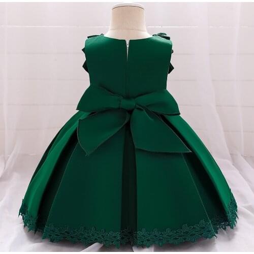 Flower Bridesmaid Dresses for Kids Baptism Birthday Dress 0-5 Year Baby Girl Party Wedding Kid Clothes Evening Princess Dress