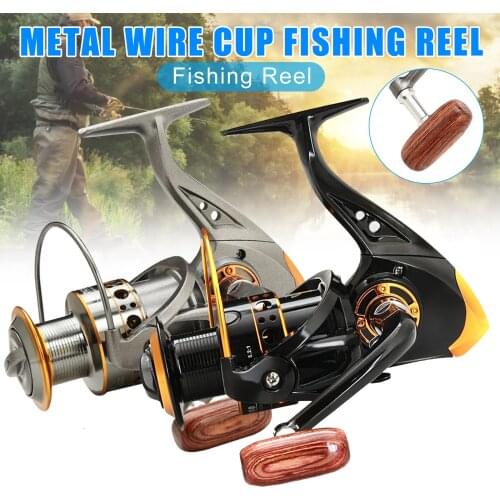 DC Series Spin Fishing Reels Fishing Line Wheel with Foldable Rocker 12+1 Ball Bearing FK88