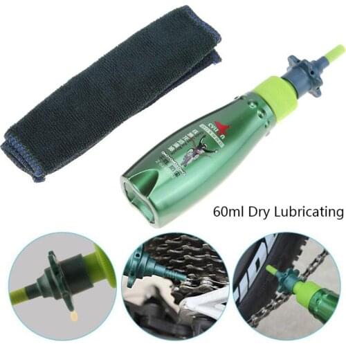60ML Bike Dry Lubricating Lube Bicycle Chain Oil Bearing Flywheel Brakes Rust Diagnostic Tool Mountain Bike Pretty Well