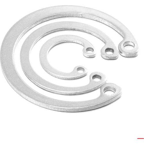 Circlips M8 M9 M10 M11 M12-M75 Internal Circlips Snap Lock C-Clip 304 Stainless Steel Hole Retaining Ring Clamp Spring