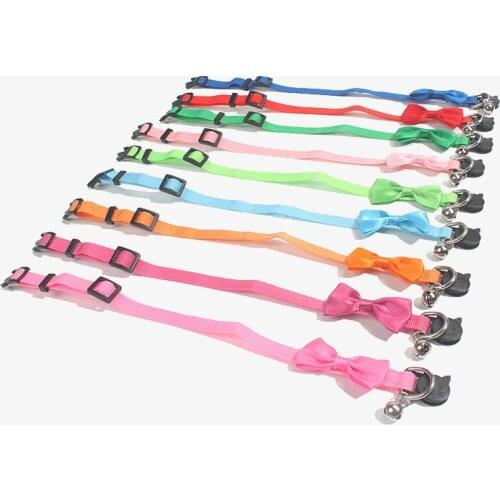 Buckle Outdoor Walking Neck Ring New Dog Leash Collar Adjustable Soft Cute Big Bow Dog Collar for Small Medium Pet Collar