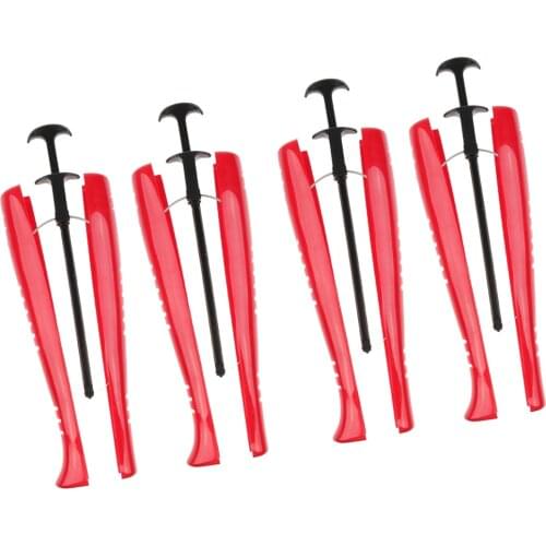 2Pairs Boots Stand Holder Womens Boots Shoe Tree Stretcher Organizer 29cm Red