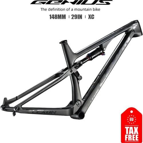 2020 LEXON frame Full Suspension 29er Mountain Bike Frames BB92 Carbon mtb Frame Carbon frame XC frame black color