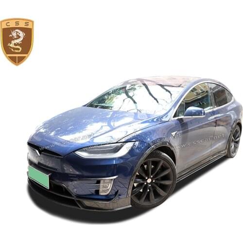 6Pcs/Set Universal Tesla Car Mudguard Fender Wheel Eyebrow Protector Trim Black Real Carbon Fiber Wheel Brows Model X OEM Style