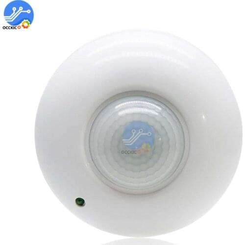 AC110-240V LED Infrared PIR Motion Sensor light Switch 360 Degree Automatic ON OFF LED Sensor Detection for Smart Home