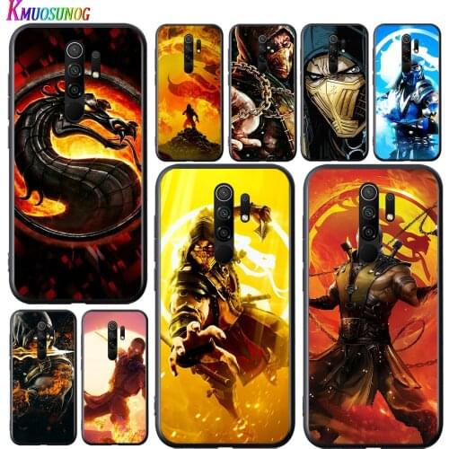 Cool Mortal Kombat Black Cover For Xiaomi Redmi 10X 9I 9C 9A 9 GO K30 Ultra K20 8A 8 7A 7 S2 6 Pro 5G Phone Case