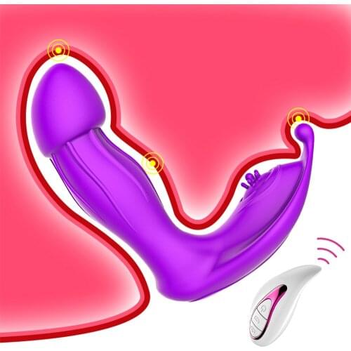 Wearable Dildo Vibrator for Women Couples Wireless Remote Control Invisible Clit Stimulator Sex Toy For Woman Orgasm Masturbator