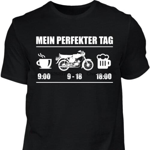 T-Shirt Simson S50 S51 Gift Birthday Moped GDR Slogan-My Perfect Day