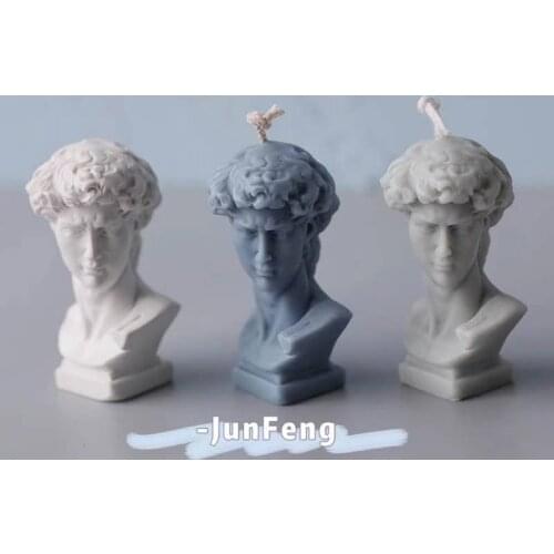 Greek European retro portrait David Aromatherapy plaster decoration ornaments David Portrait Aromatherapy candle ornaments