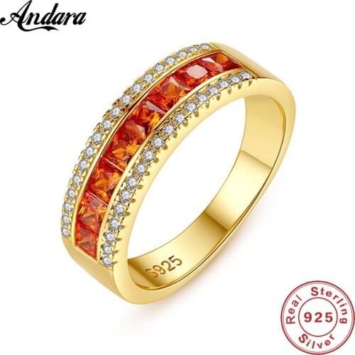 High Quality 925 Sterling Silver Ring Fashion Womens Square Zircon Clear Cz Crystal Rings Wedding Luxury Jewelry